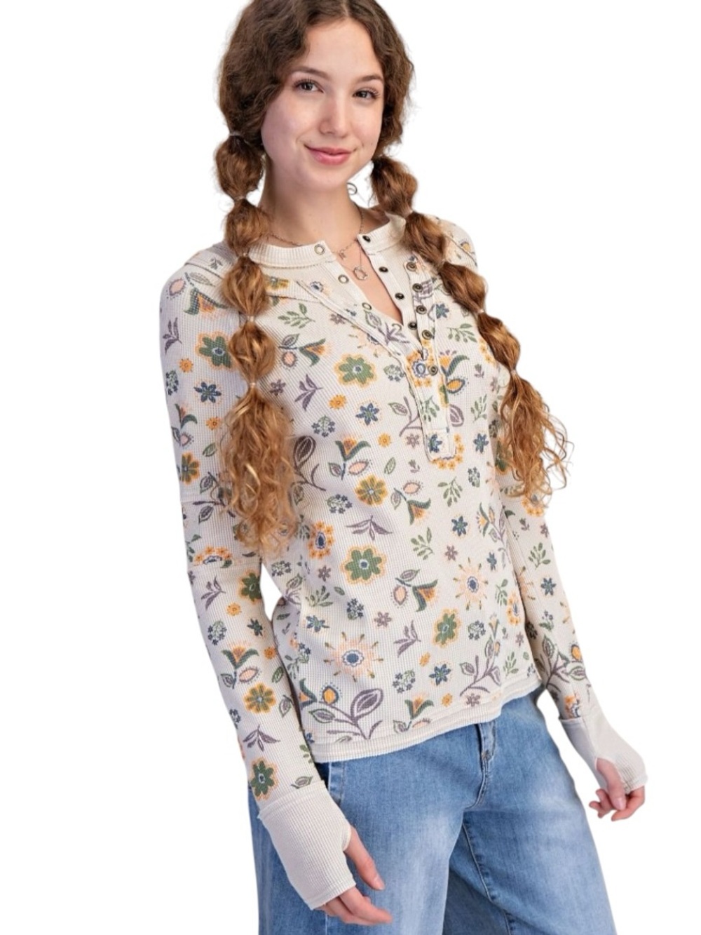 347:  EASEL NWT TOP ECRU